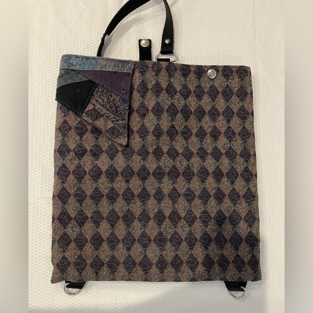 Carson Rogers Designs Carogi bag argyle pattern Multi function bag